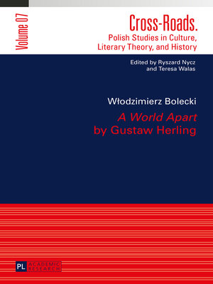cover image of «A World Apart»  by Gustaw Herling